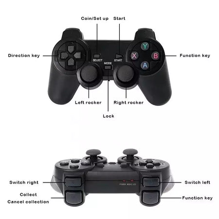 M8 Console de videogame, compatível com HDMI Game Stick, retro TV Dendy Console, suporte para PS1, FC, GBA, 4K, 10000