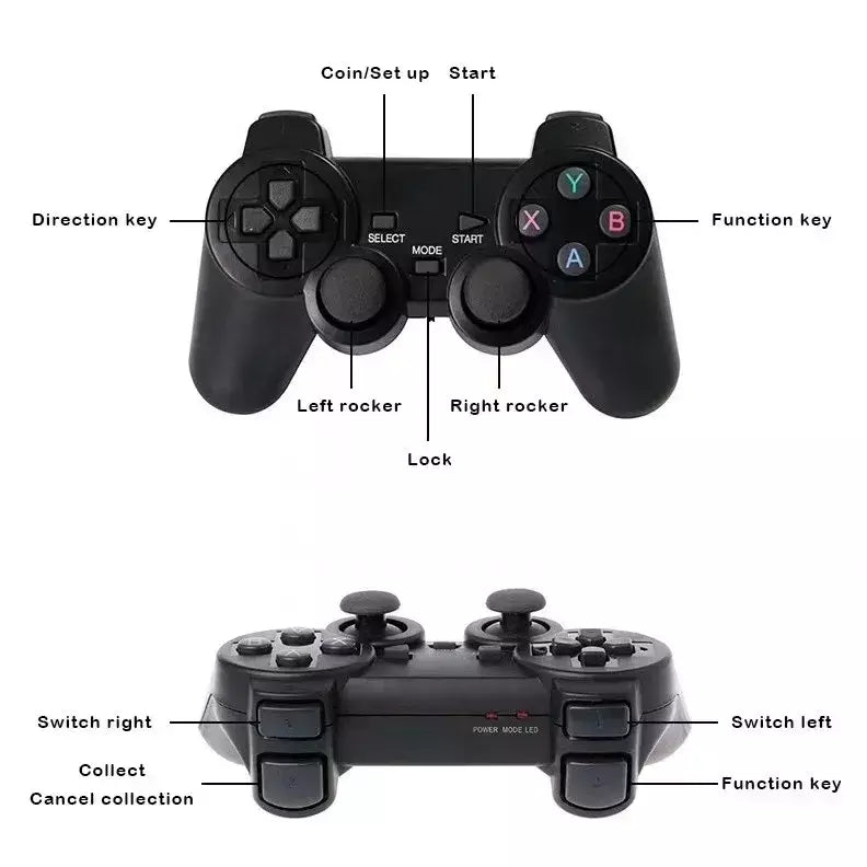 M8 Console de videogame, compatível com HDMI Game Stick, retro TV Dendy Console, suporte para PS1, FC, GBA, 4K, 10000