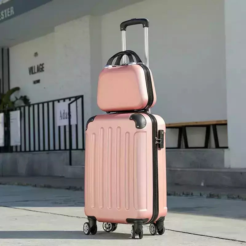 Conjunto de malas rolantes e bolsas de viagem com rodas giratórias 20 '' maleta de bagagem com carrinho de cabine grande capacidade
