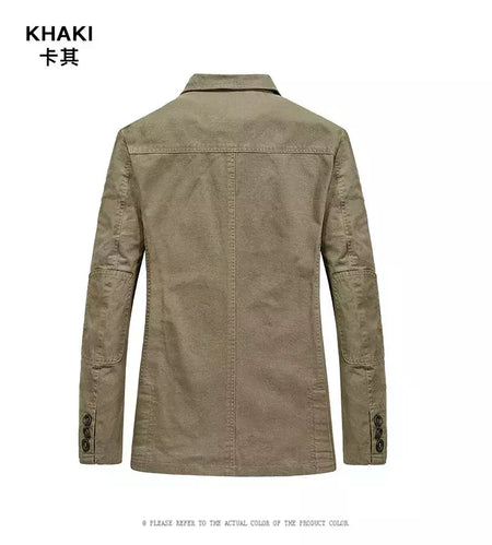 Blazers masculinos casuais de algodão, jaquetas slim fit, ternos masculinos, casacos de alta qualidade, tamanho 4XL