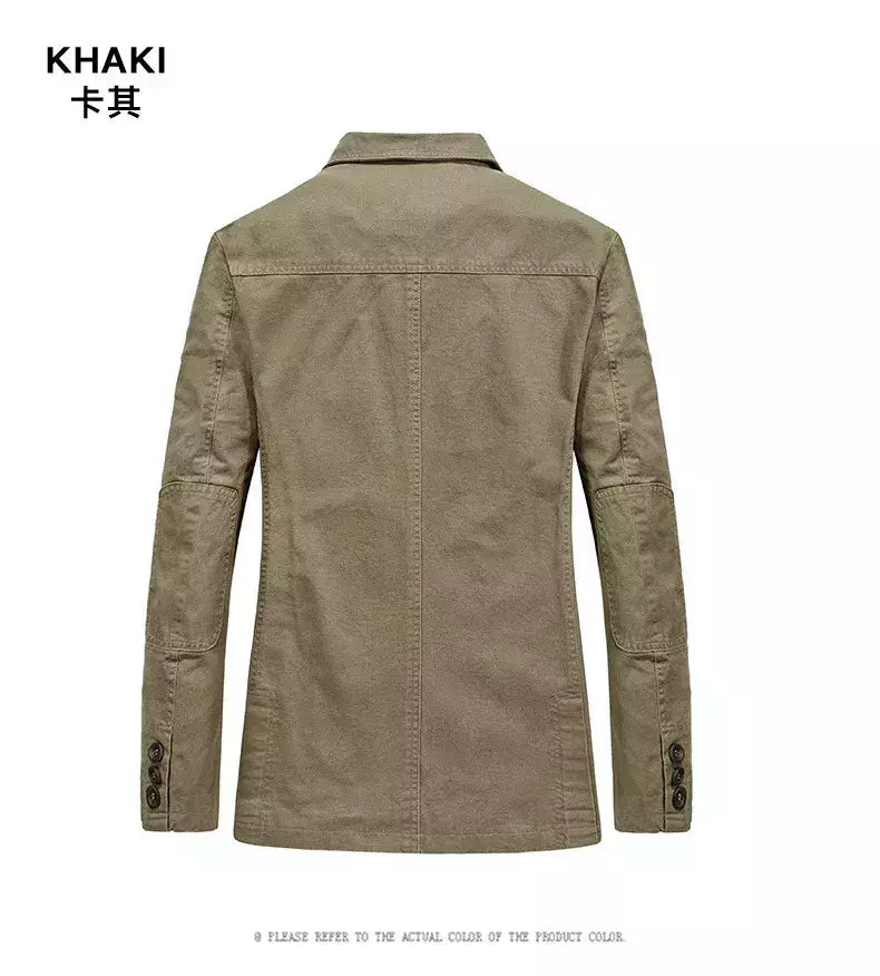 Blazers masculinos casuais de algodão, jaquetas slim fit, ternos masculinos, casacos de alta qualidade, tamanho 4XL