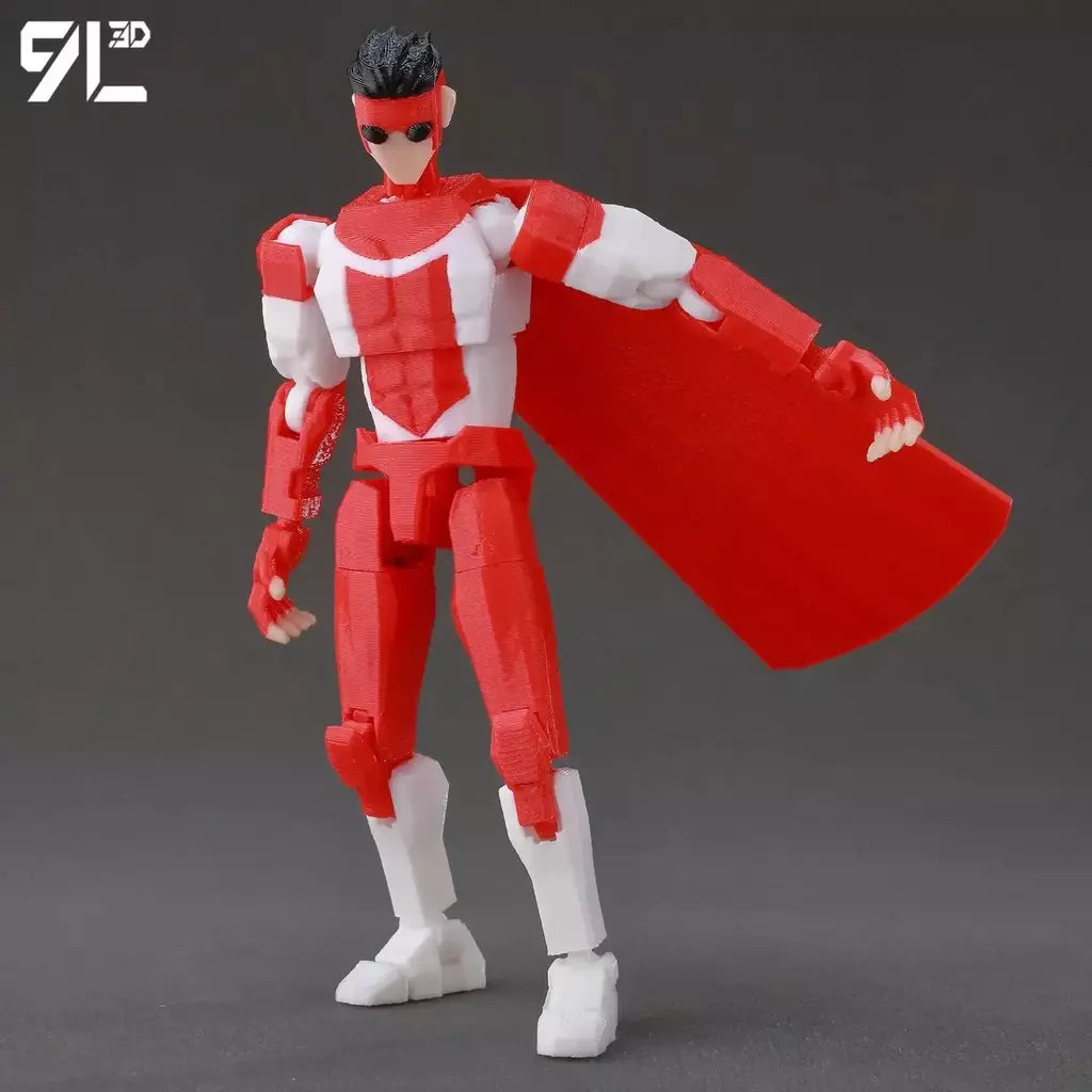 9l3d impresso invincible menino lucky13 manequim13 conquistar lex allen super-heróis anime brinquedos figuras de ação manequim modelo ornamentos