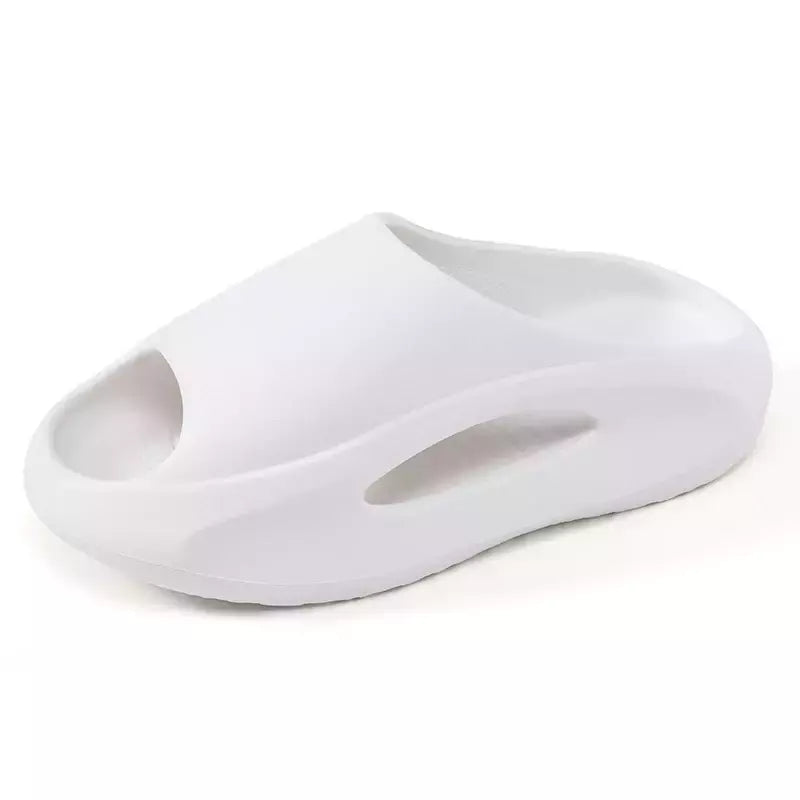 Chinelos antiderrapantes de fundo grosso masculinos, sandálias de praia, sapatos confortáveis para casais, moda esportiva, ao ar livre, EVA 36-45