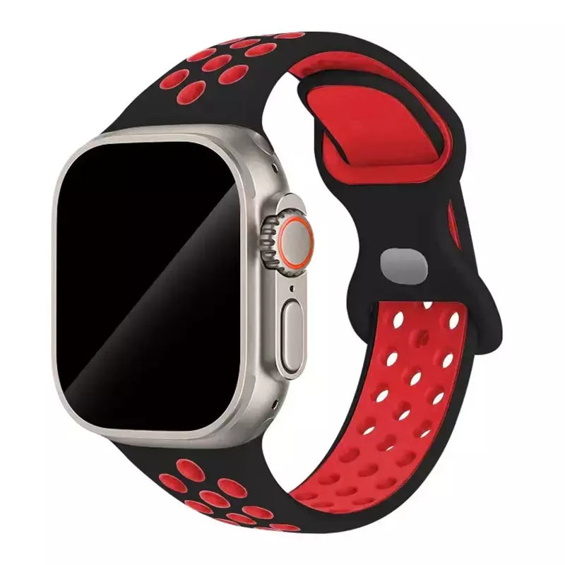 Correia Desportiva Respirável para Apple Watch, Band, Correa, iWatch Series 8, SE, 7, 6, 5, 9 Ultra, 44mm, 49mm, 45mm, 40mm, 41 milímetros, 38 milímetros, 42 milímetros