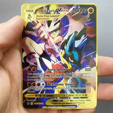 999999 Pontos hp pokemon cartão de metal charizard ouro metal super cartões inglês cartão mewtwo vmax mega anime jogo coleção presentes