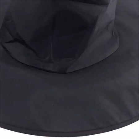 Halloween dobras bruxa feiticeiro chapéu preto festa cosplay traje chapelaria diabo boné adereços traje feminino acessório para festa cosplay