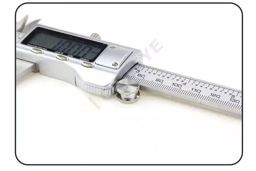 Paquímetro de metal digital pacômetro profissional vernier calibre ferramentas medição carpintaria medidor espessura profundidade régua eletrônica