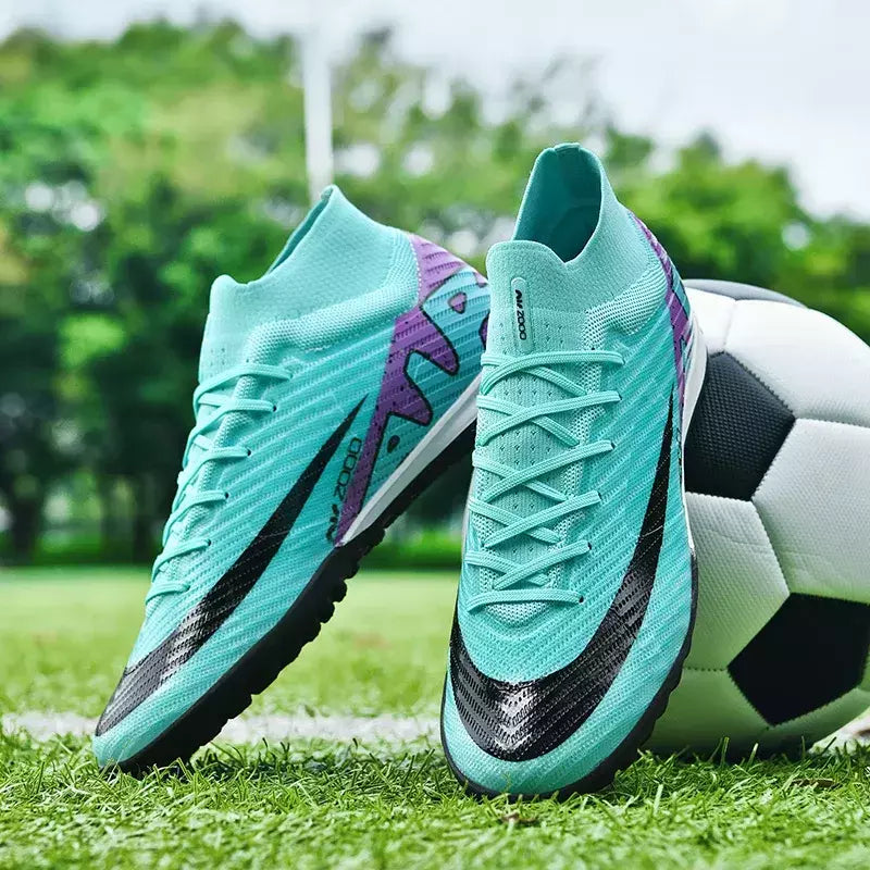 Sapatos de futebol antiderrapantes profissionais para homens, botas de treinamento Grass Society, grampos de qualidade superior, botas originais, novos