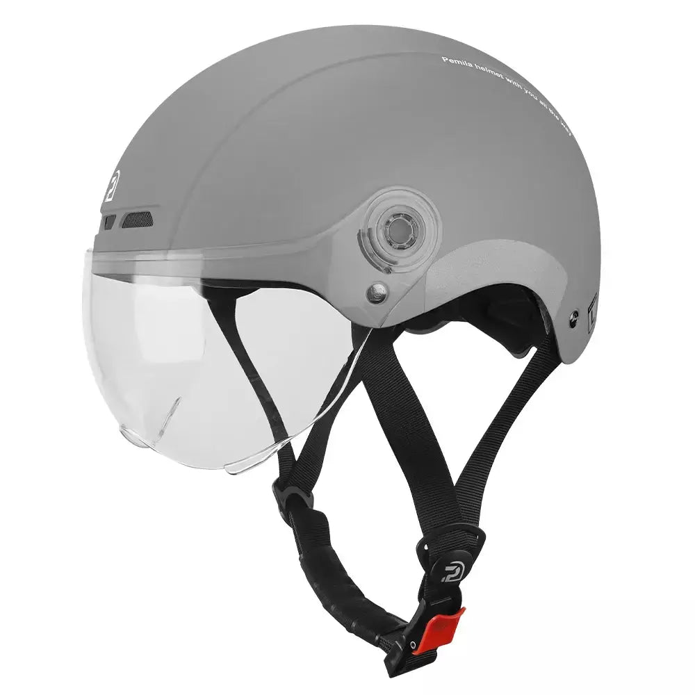 PEMILA-Capacete de Ciclismo com Lente Goggles para Homens e Mulheres, Capacete de Bicicleta, MTB Road Bike, Adesivo Refletivo, E-Bike, Motocicleta