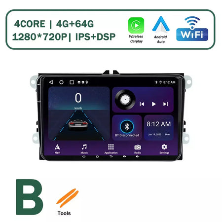 Sistema operacional android para vw volkswagen golf polo skoda rapid octavia tiguan passat amarok carro multimídia vídeo estéreo player gps carplay