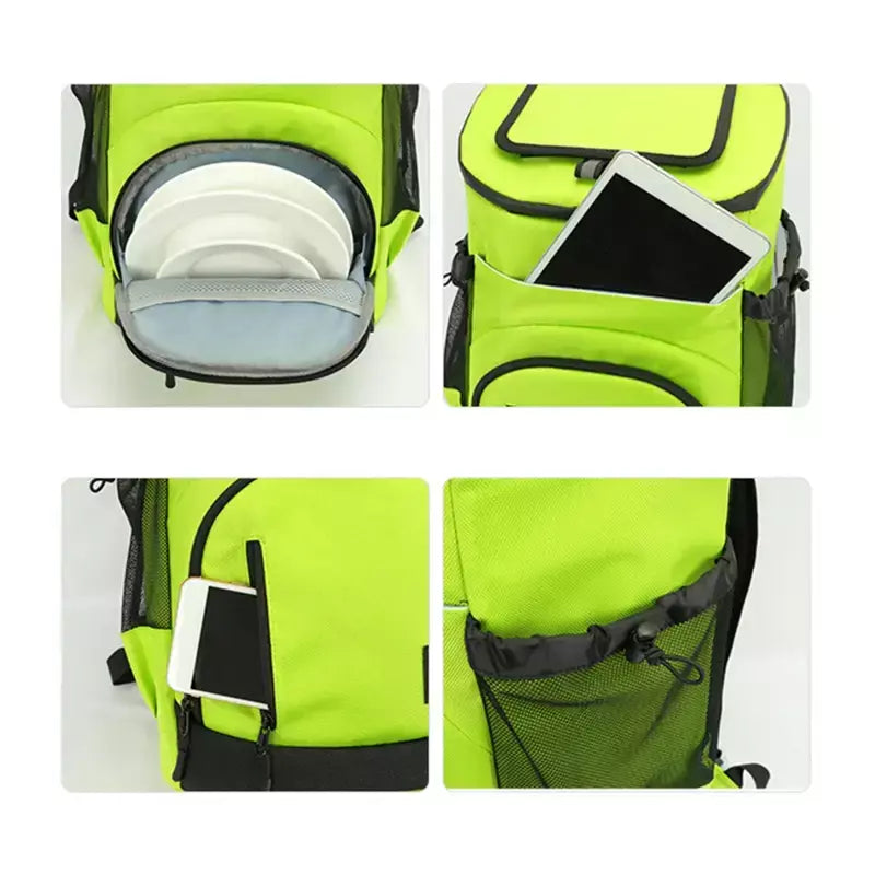 Mochila Refrigerador Isolado Macio, 30L, Saco Térmico, Refrigerador Térmico, Viagem, Exterior, Praia, Cerveja, Geladeira