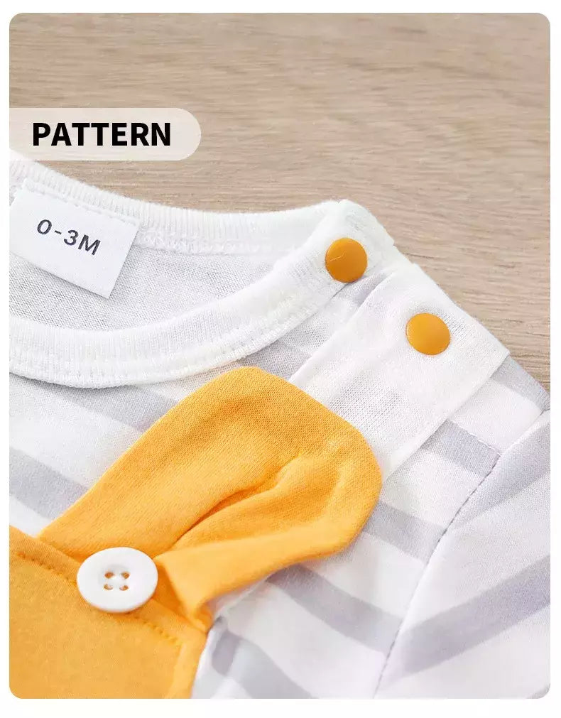 Roupa de urso fofa para criança, roupas de bebê e menina, macacão ao ar livre, traje de verão lindo de 0-18 meses, novo estilo, moda, 2024
