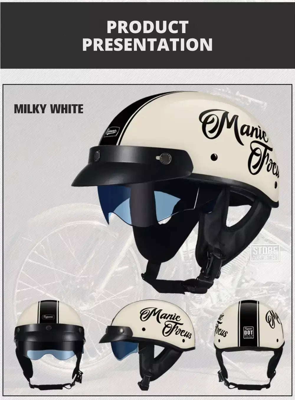 Retro capacete da motocicleta dot certificação moto capacete das mulheres dos homens meio capacete lente hd casco quatro estações equitação scooter capacetes