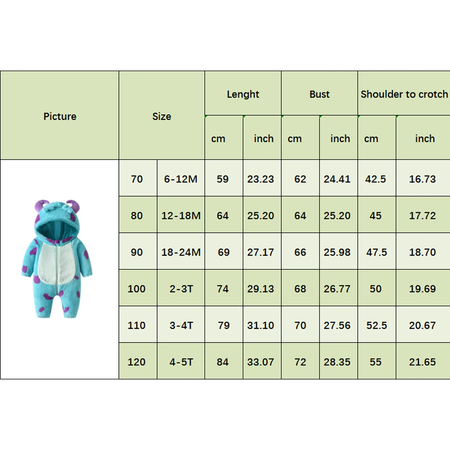 2023-07-25 Lioraitiin 0-3years infantil bebê menino menina macacão de lã chifre com capuz quente engrossar inverno macacão outwear snowsuit