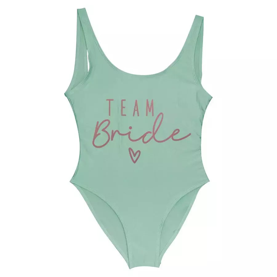 Fato de banho feminino com estampa dourada, squad, festa de solteira, moda praia verão, 1 pc, S a 3XL
