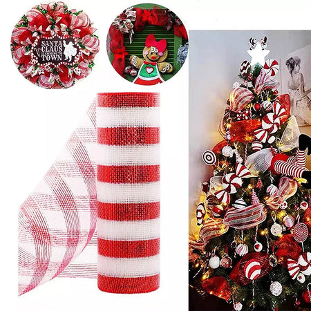 9m decoração de fita de natal pendurado árvore de natal ornamentos pendentes para decoração de casa navidad festa ano novo 2026 acessórios