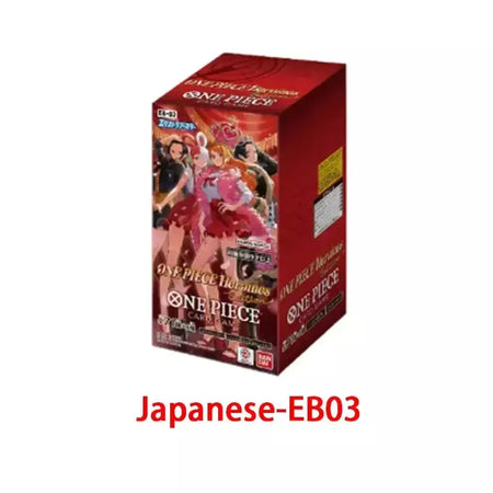 Uma peça tcg caixa de reforço de cartão de jogo japonês selado autêntico japonês OP01-OP13 série completa caixa de reforço cartões de coleção de jogo