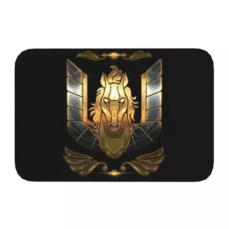 Personalizado cavaleiros do zodíaco saint seiya pegasus fantasia capacho tapete antiderrapante banheiro cozinha garagem tapete 40*60cm