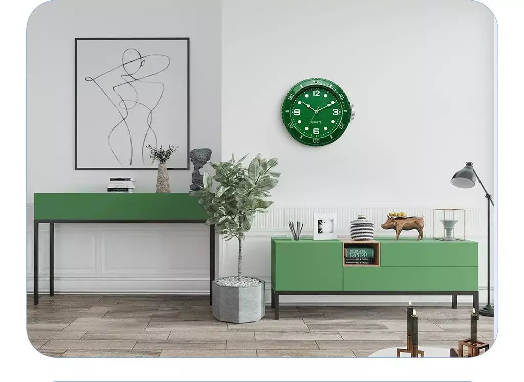 Relógio de parede de papel design moderno silencioso agulha de quartzo relógios de parede de luxo varredura silenciosa segunda casa criativo água fantasma relógio de parede