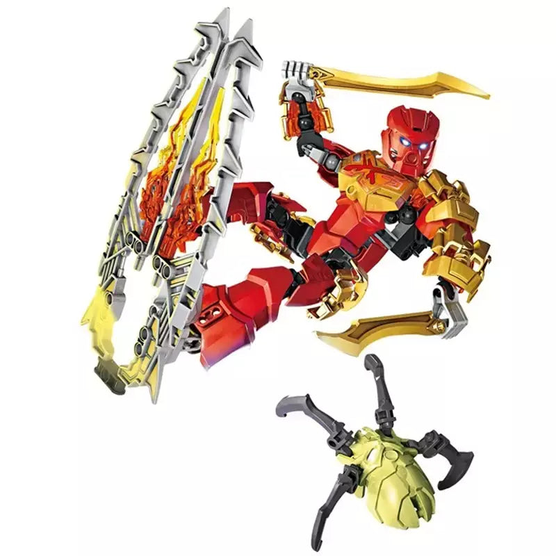 Bionicle Warriors Crânio Figuras de Ação Coleção Blocos de Construção Umarak Uxar Máscara Mestre Storm Beast Anime Tijolos Brinquedo Presentes para Crianças