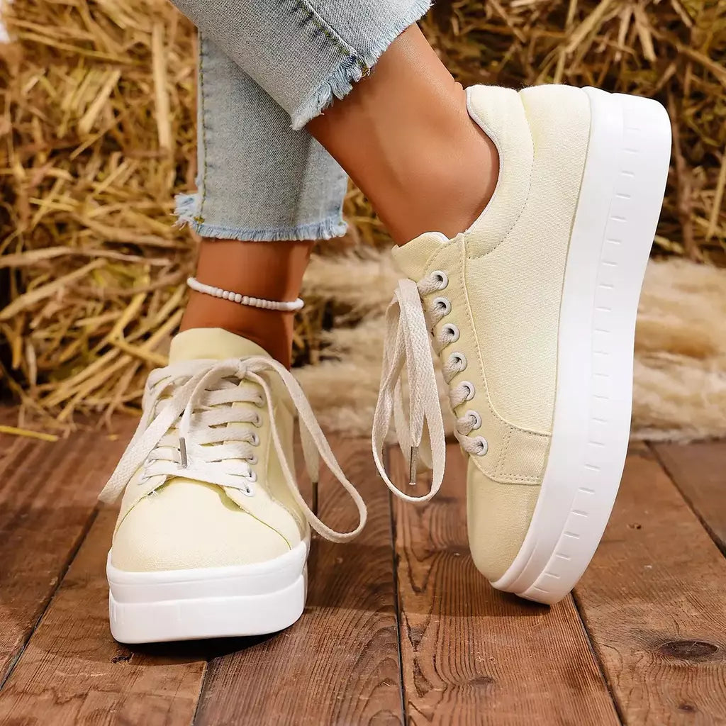 Mulheres tênis 2025 nova moda sapatos casuais femme verão designer tênis feminino rendas até plataforma tênis esporte sapatos femininos