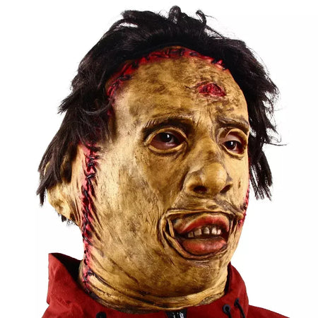 Texas motosserra massacre leatherface máscara halloween horror fantasia vestido festa cosplay máscaras de látex festa de halloween supp