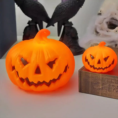 Lanterna de abóbora luz de vela halloween crânio fantasma rosto lâmpada crianças presente para o quarto jardim festa decoração atmosfera luz