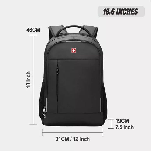 SWISS MILITARY-Mochila impermeável para laptop USB de grande capacidade 17 "para homens, mochila de negócios de moda para escola, mochila