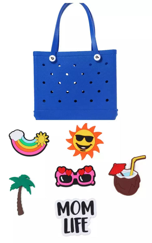 EVA sacola de praia impermeável para mulheres, bolsa de grande capacidade, bolsa de ombro grande, moda feminina