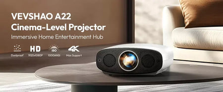Vevshao a22 projetor full hd 1080p 4k 1000ansi android wifi foco automático 10w * 2 projetor de home theater para vídeo de reunião de escritório