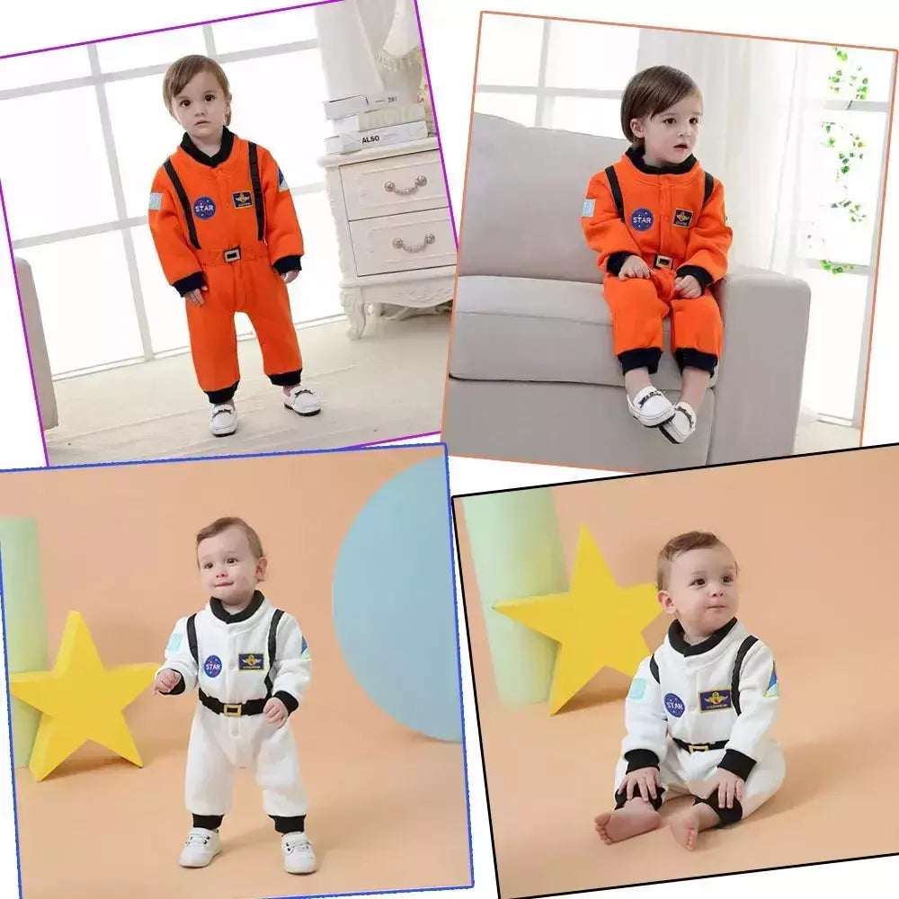 Crianças bonito astronauta cosplay traje espaço terno macacão para bebê meninos menina da criança infantil halloween festa de aniversário roupas