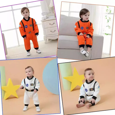 Crianças bonito astronauta cosplay traje espaço terno macacão para bebê meninos menina da criança infantil halloween festa de aniversário roupas