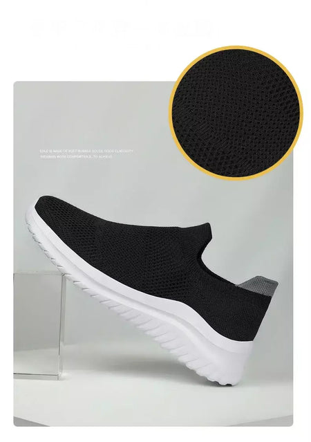 Sapatos masculinos tênis de malha respirável deslizamento em tênis de corrida ao ar livre antiderrapante casal jogging treinamento caminhadas sapatos esportivos