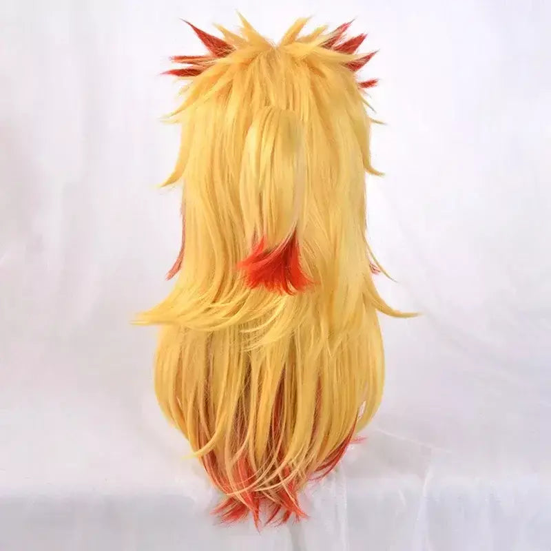 Anime rengoku kyojuro cosplay trajes trem mugen demônio slayer kimetsu não yaiba robe ternos para adultos crianças perucas cos outfit festa