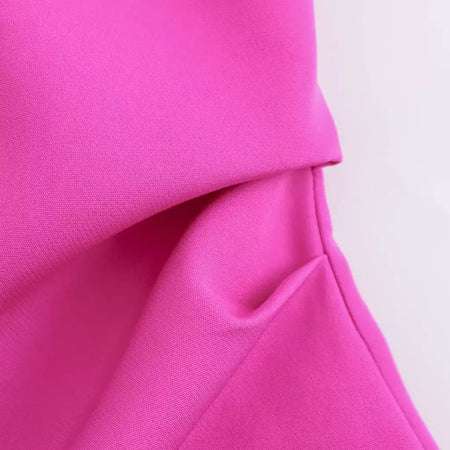 TRAF-Blusa sem mangas sem alças para mulheres, tops femininos, zíper traseiro, roupas de rua, tanque chique, moda verão, nova