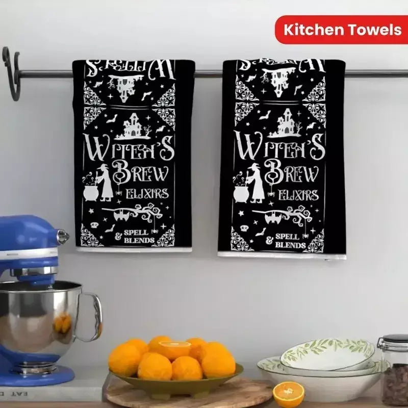 Halloween pano de lavar louça prato toalha de microfibra festiva mesa de cozinha esfregão decoração toalha de banho toalha de cozinha