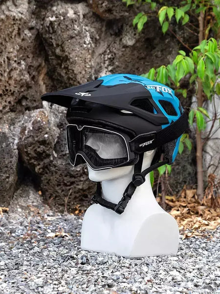 Batfox capacete de bicicleta mtb ajustável, leve, respirável, forro confortável, esportes ao ar livre, chapéu seguro para homens e mulheres, capacete de ciclismo