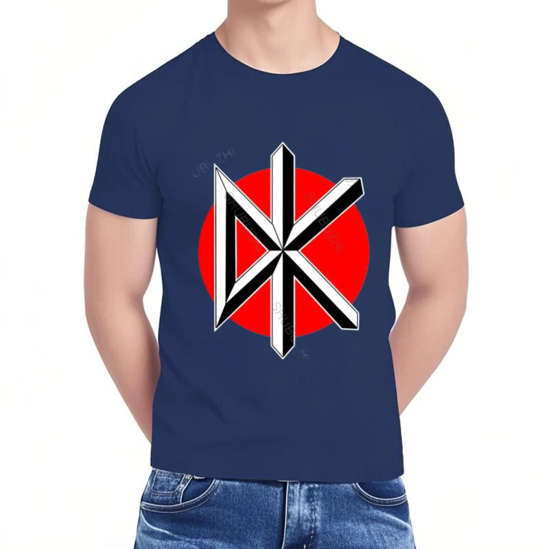 Camiseta de algodão masculina, gola redonda, dead kennedys-logotipo jumbo-camiseta unissex, tamanho euro, gola redonda, camisetas para homens, legal