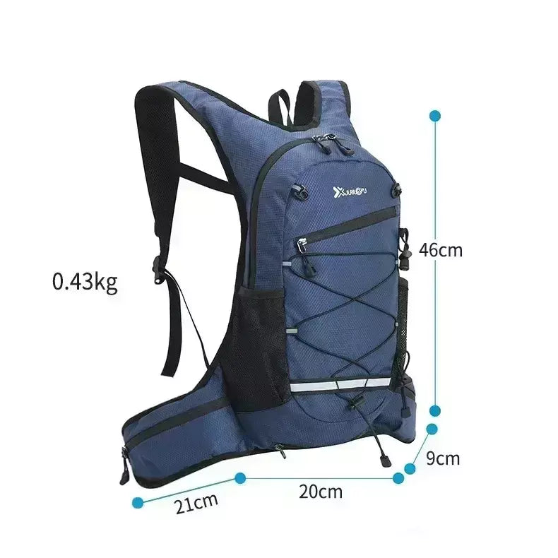 Caminhadas mochila impermeável poliéster resistente ao desgaste das mulheres dos homens trekking mochila em camadas saco de armazenamento esporte para exercício fitness