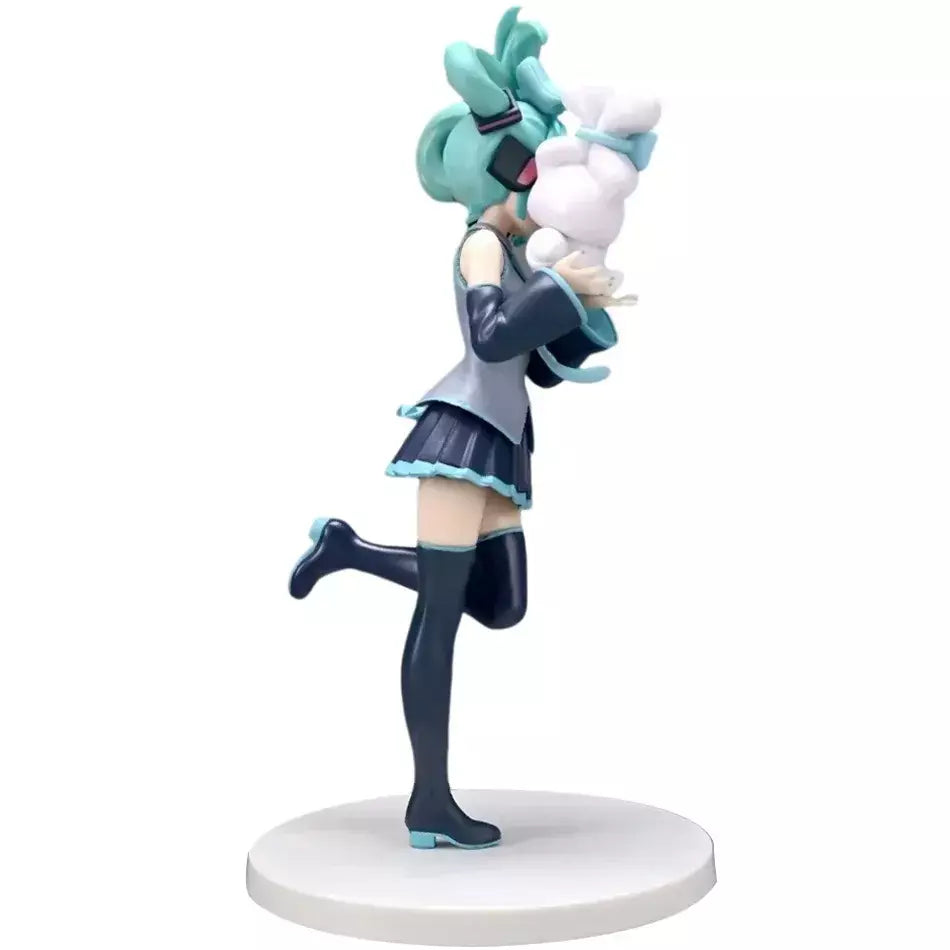 20cm anime hatsune miku x cinnamoroll figura anime periférico modelos colecionáveis decorações decorativas crianças presente kawaii