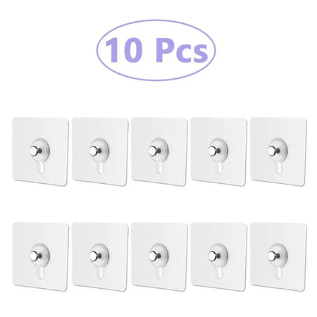 Ganchos Adesivos De Parede, Cartaz, Foto, Quadro, Cabides De Relógio, Gancho De Parafuso Sem Soco, Cozinha, Organizador De Banheiro, Titulares, 10 Pcs, 20 Pcs