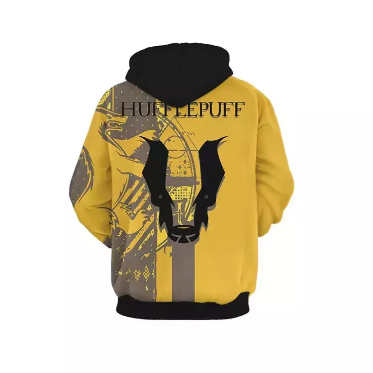 Harryy potter cosplay gryffindor camisola outono inverno moletom com capuz slytherin hufflepuff ravenclaw novidade anime traje