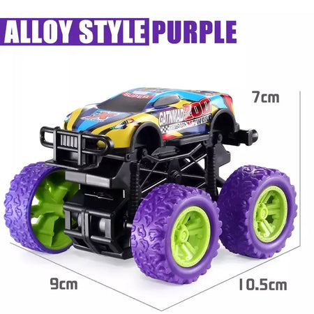 Puxar para trás carro de brinquedo rotação inercial carro de quatro rodas motriz veículo fora de estrada suv carro de corrida de energia brinquedo das crianças cargift