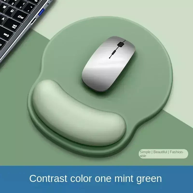 Gradiente mouse pad confortável suporte de pulso antiderrapante mouse pad macio mousepad suporte de pulso computador silicone mouse pad