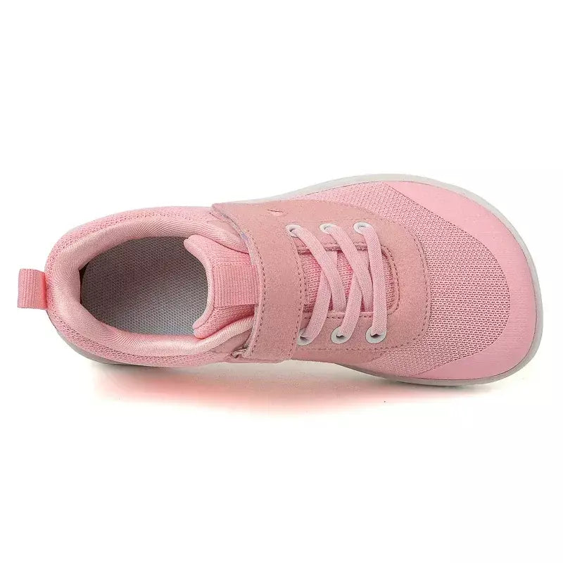 Novos meninos meninas tênis crianças largas sapatos descalços naturalmente spracam sapatos da criança pequena grande criança