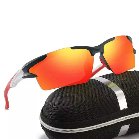 Óculos Polarizados Masculinos, Óculos de Sol Polarizados, Óculos de Ciclismo, Motocicleta Spot, Corrida, Pesca