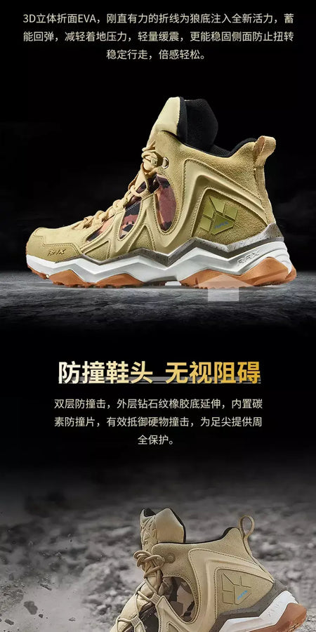 Rax à prova dwaterproof água caminhadas sapatos homens inverno ao ar livre tênis para homens botas de neve de pelúcia montanha botas de neve turismo ao ar livre sapato de corrida