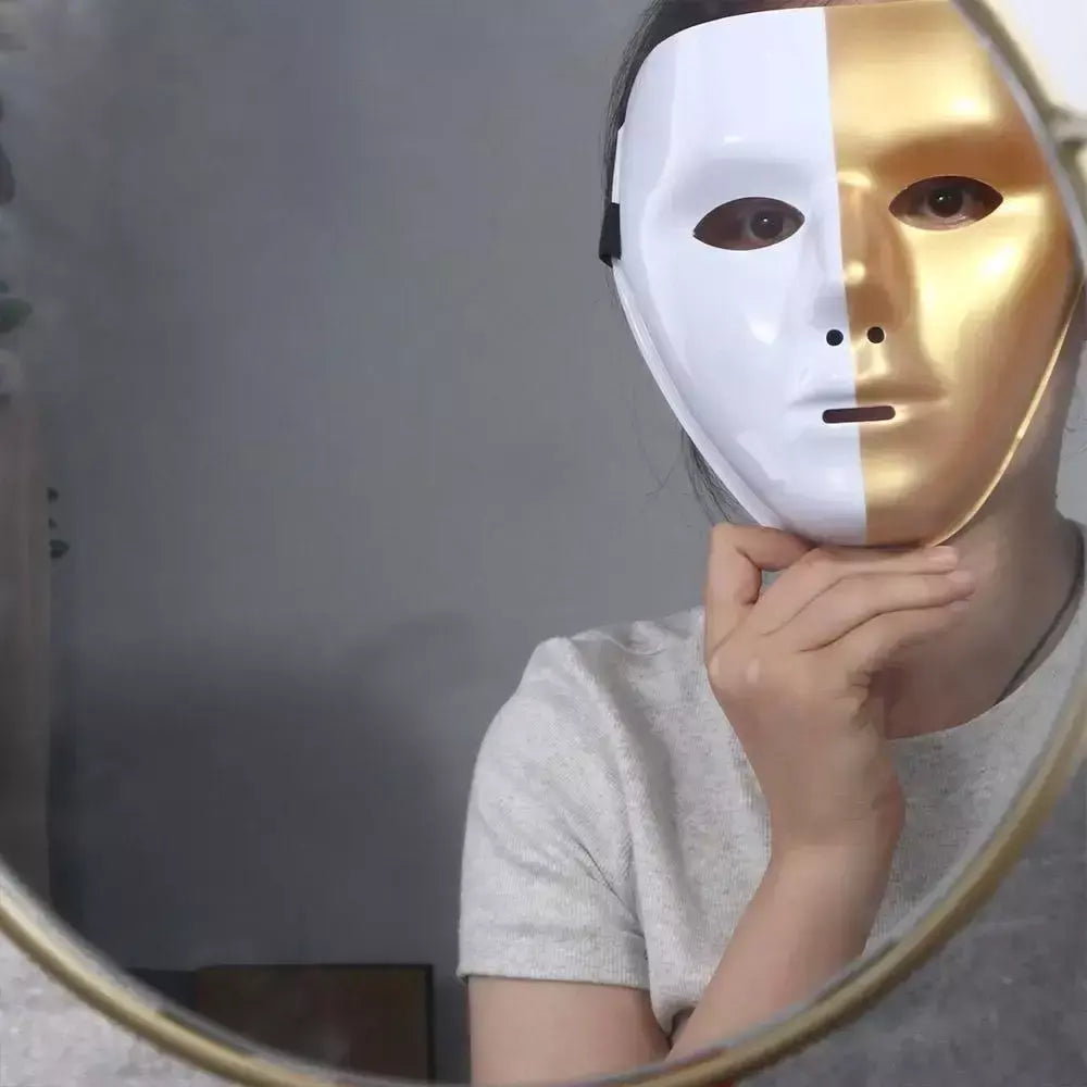 Máscara para mulheres e homens, máscara de dançarina fantasma, adereço para foto, máscara facial completa, máscaras de halloween, suprimentos para festa de baile, adereços de cosplay