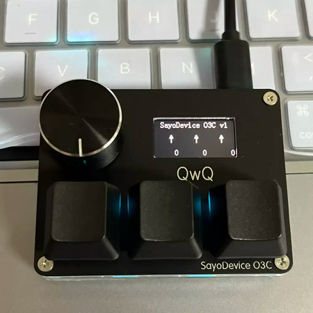 Pink SayoDevice OSU O3C Rápido Gatilho Hall Switches Wooting Vermelho Magnético Switches Teclado Com Botão Tela Copiar Colar Shotcut