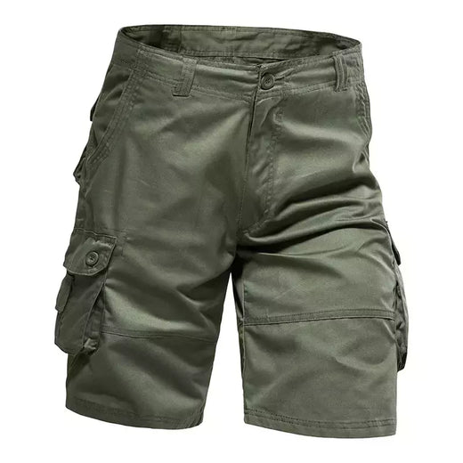 Shorts de praia largas para homens, macacão de bolso múltiplo, calça níquel confortável de algodão para o verão, esportes casuais ao ar livre